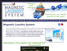 Tablet Screenshot of magneticlaundry.ca